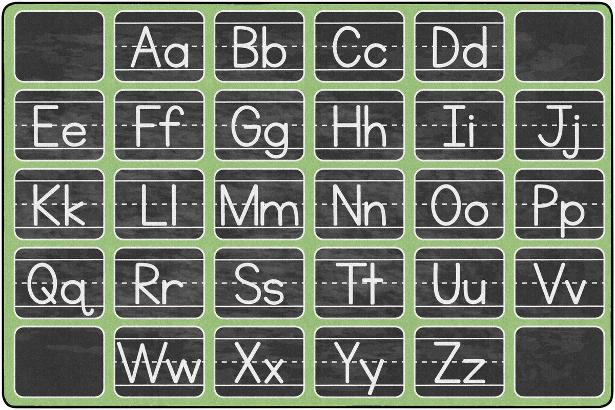 CHILDCRAFT - CARPETS - ABC BLOCKS - RECTANGLE - 6 FT X 9 FT - SPECIFY CARPET COLOR