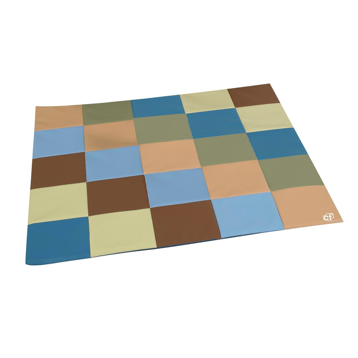 CHILDRENS FACTORY PATCHWORK MAT - 57 X 57 X 1 INCHES - WOODLAND