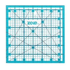 RULER ACRYLIC SEE-THROUGH ZOID  CLEAR 6 IN EACH