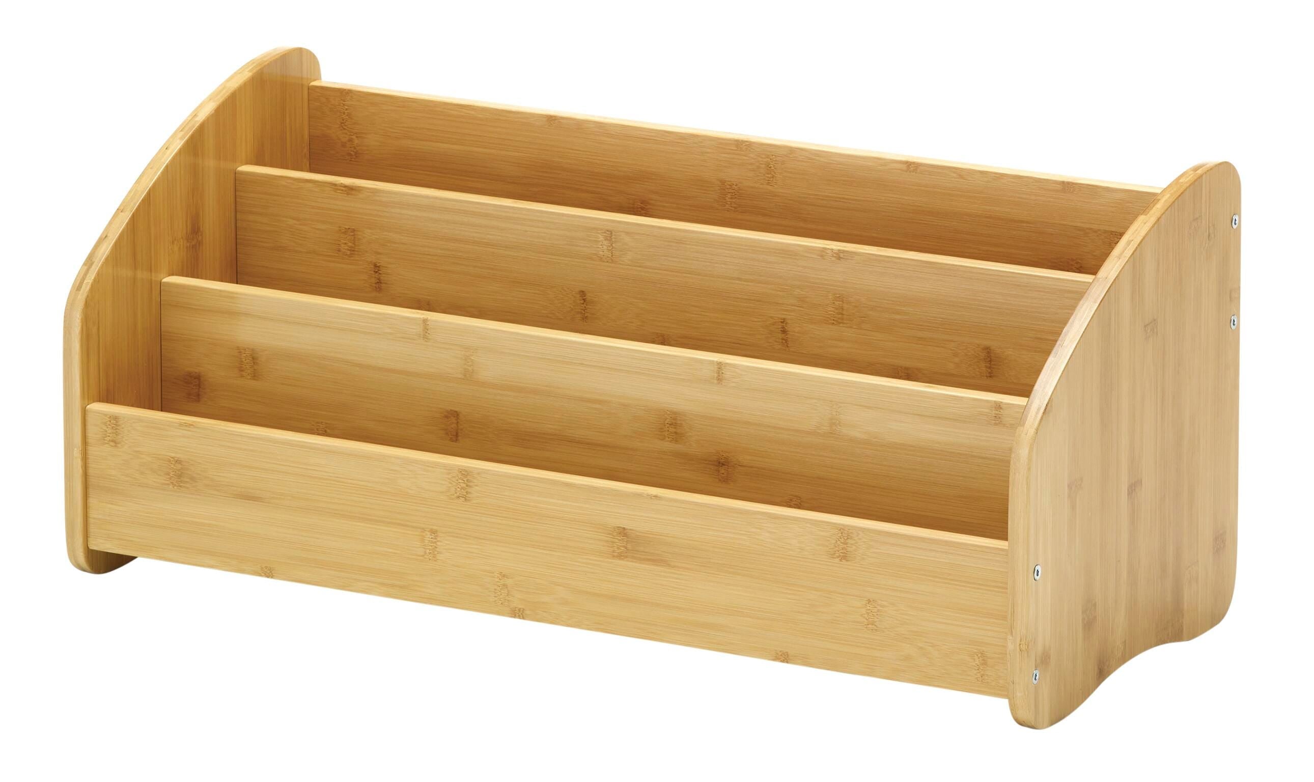 COPERNICUS BAMBOO BOOK DISPLAY THREE TIERS - 30 X 12-3/4 X 12-3/4 INCHES