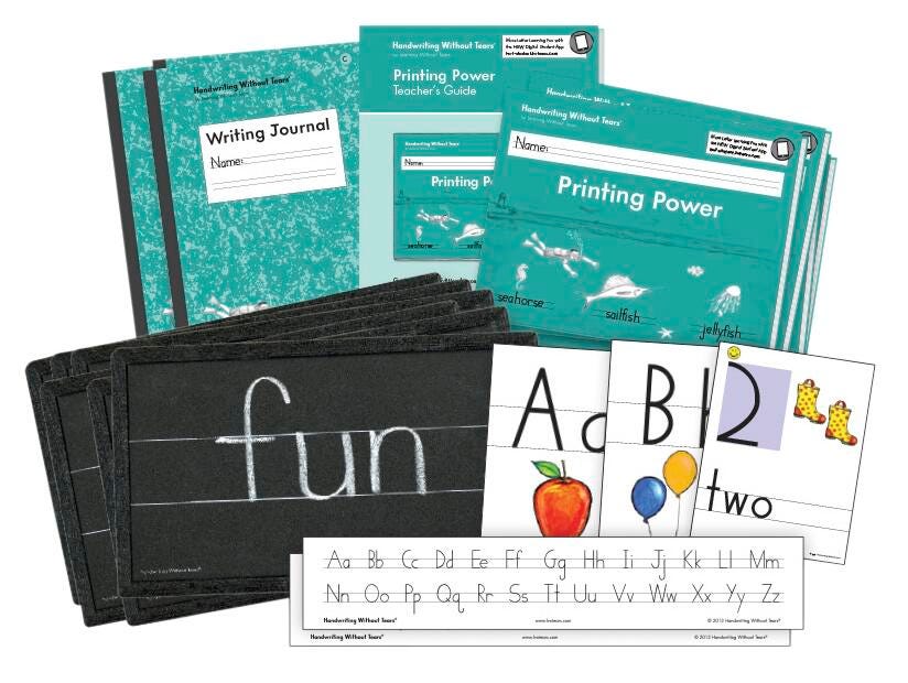 HANDWRITING WITHOUT TEARS SECOND GRADE PRINTING KIT SECOND GRADE LEVEL