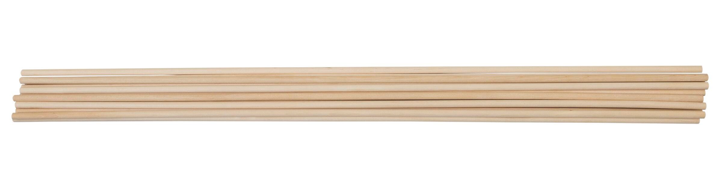 WOOD DOWELS BIRCH 3/8 X 36 INCH PACK OF 12