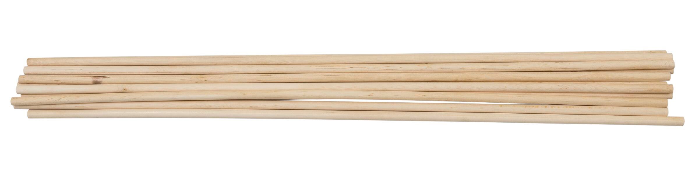 WOOD DOWELS BIRCH 1/2 X 36 INCH PACK OF 12