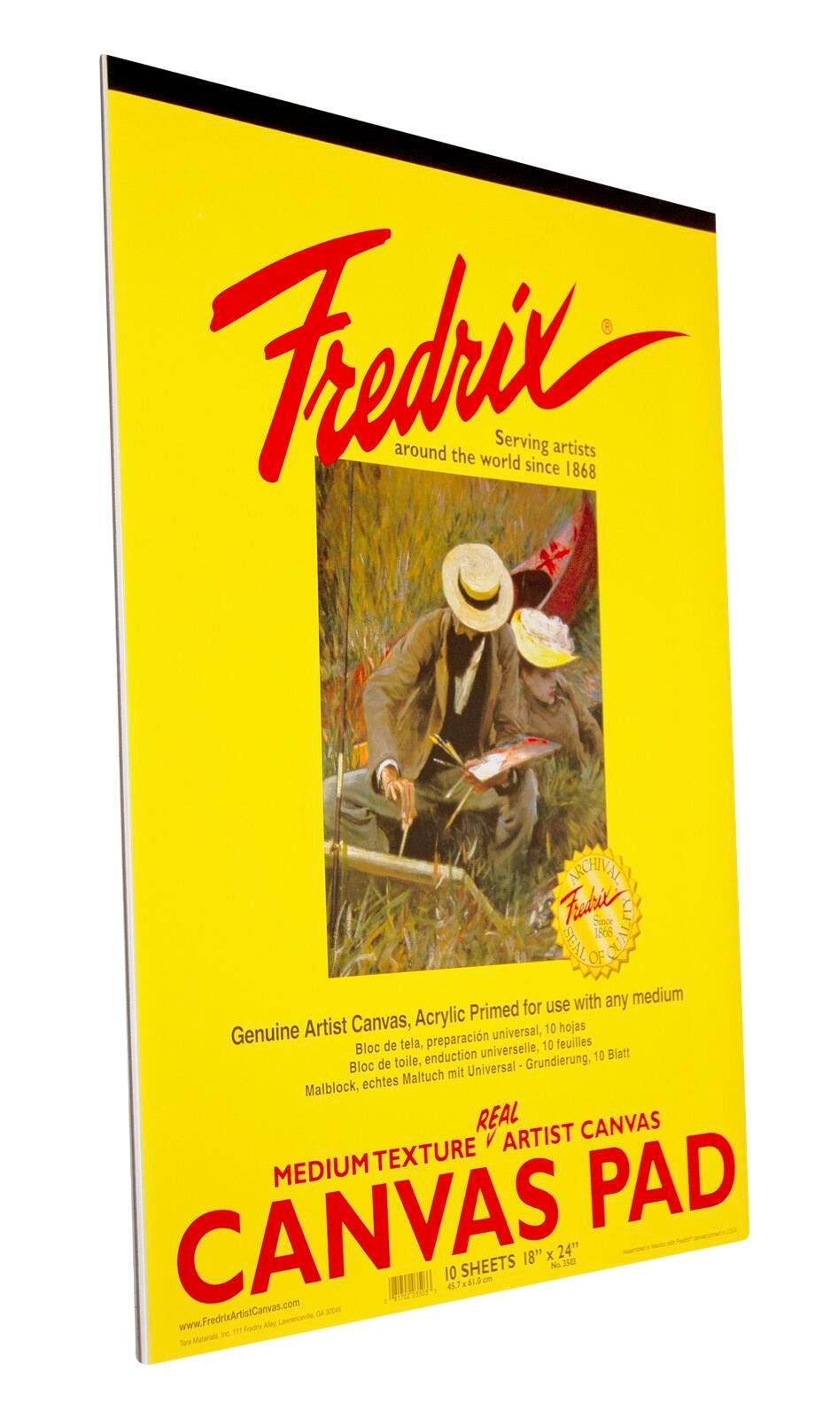 CANVAS PAD GENUINE 18X24 IN PAD OF 10 SHEETS