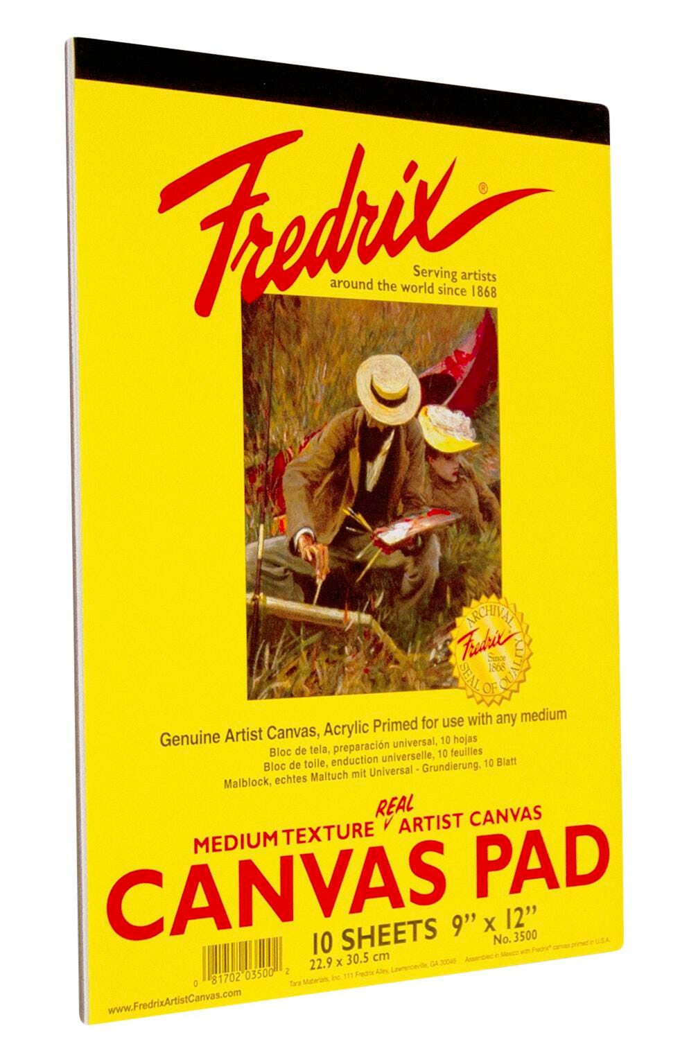 CANVAS PAD GENUINE 9X12 IN PAD OF 10 SHEETS