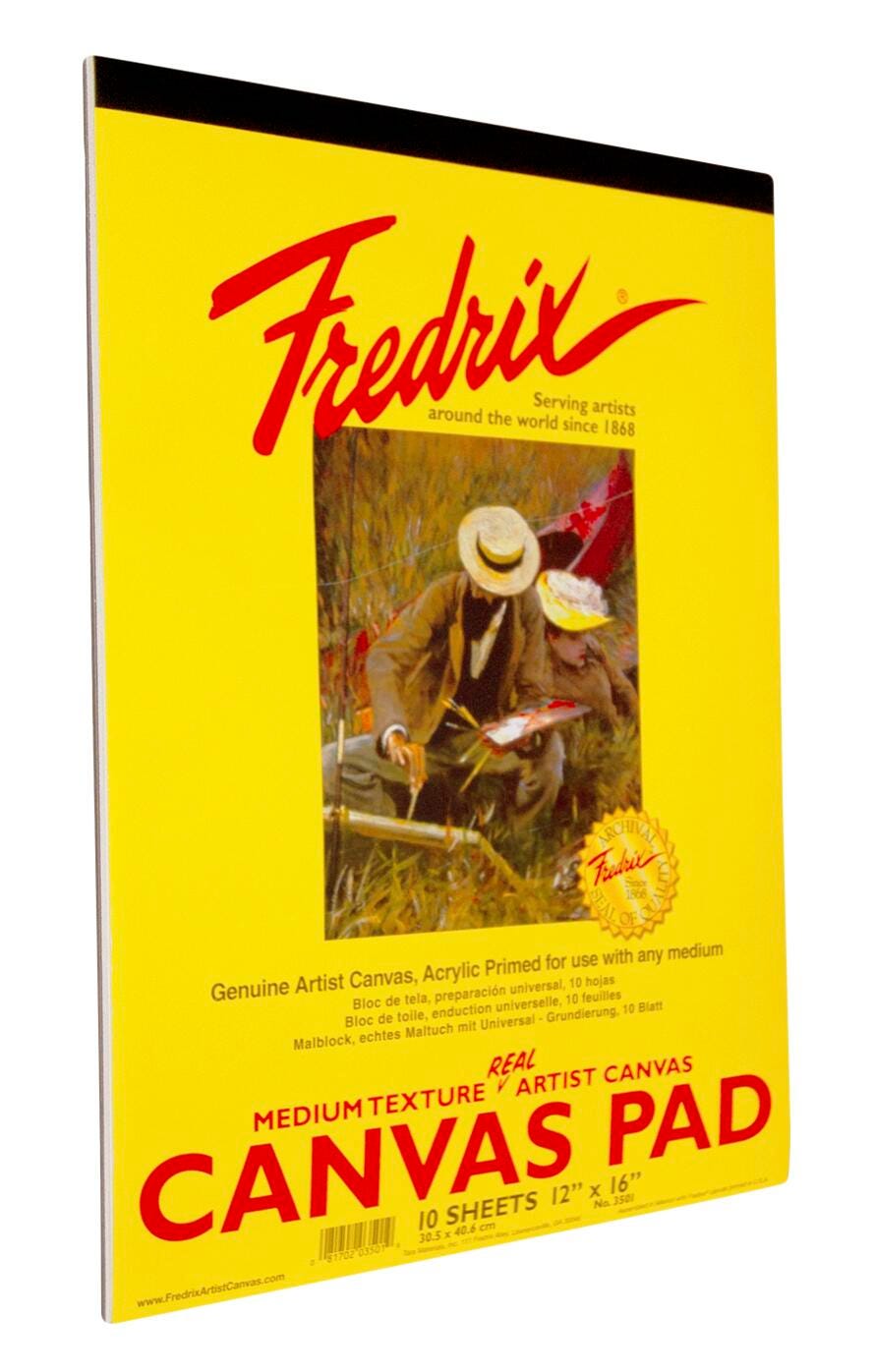 CANVAS PAD GENUINE 12X16 IN PAD OF 10 SHEETS