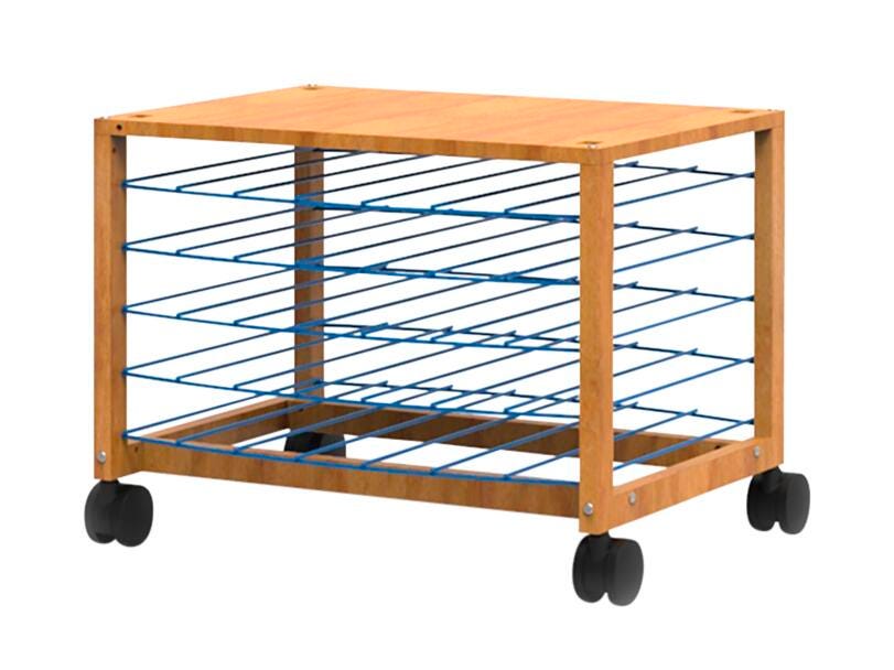 COPERNICUS EASEL - DRYING RACKS FOR DOUBLE-SIDED ART CENTER - 37 X 30 15-7/8 INCHES