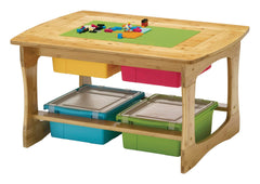 COPERNICUS BAMBOO CONSTRUCTION BRICKS TABLE - VIBRANT TUBS