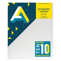 CANVAS STRETCHED 8X10 VALUE PACK OF 10