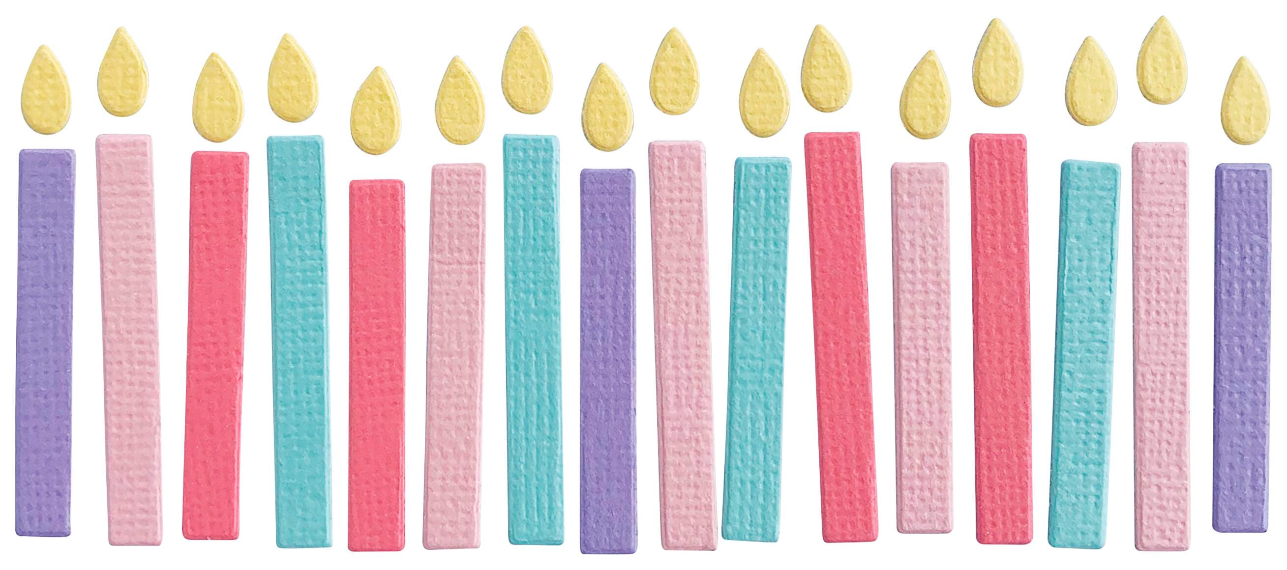 SIZZIX THINLITS DIE BIRTHDAY CANDLES
