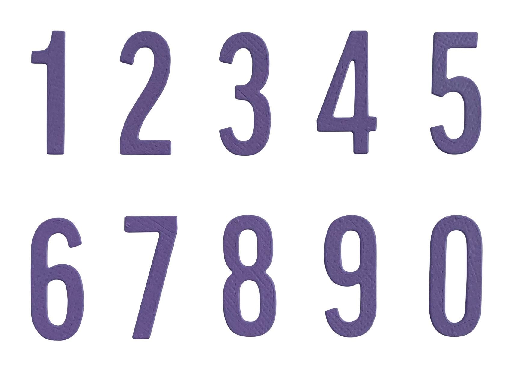 SIZZIX THINLITS DIES BOLD NUMBERS BY ALISON WILLIAMS