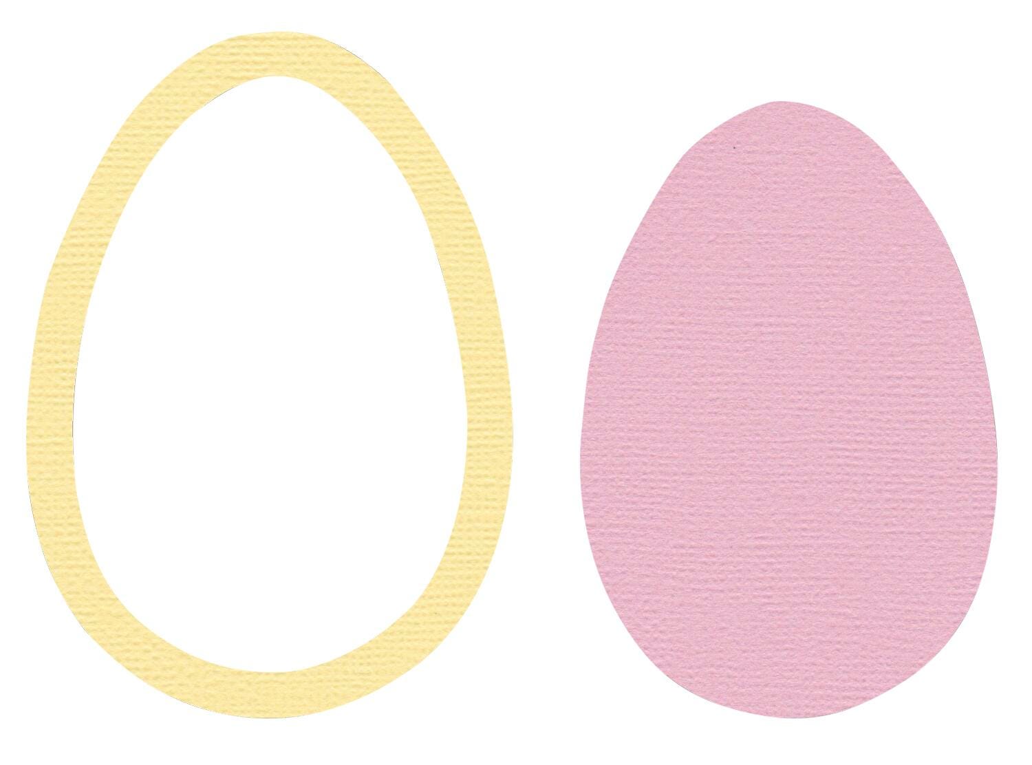 SIZZIX FRAMELITS DIES EGG/BALLOON