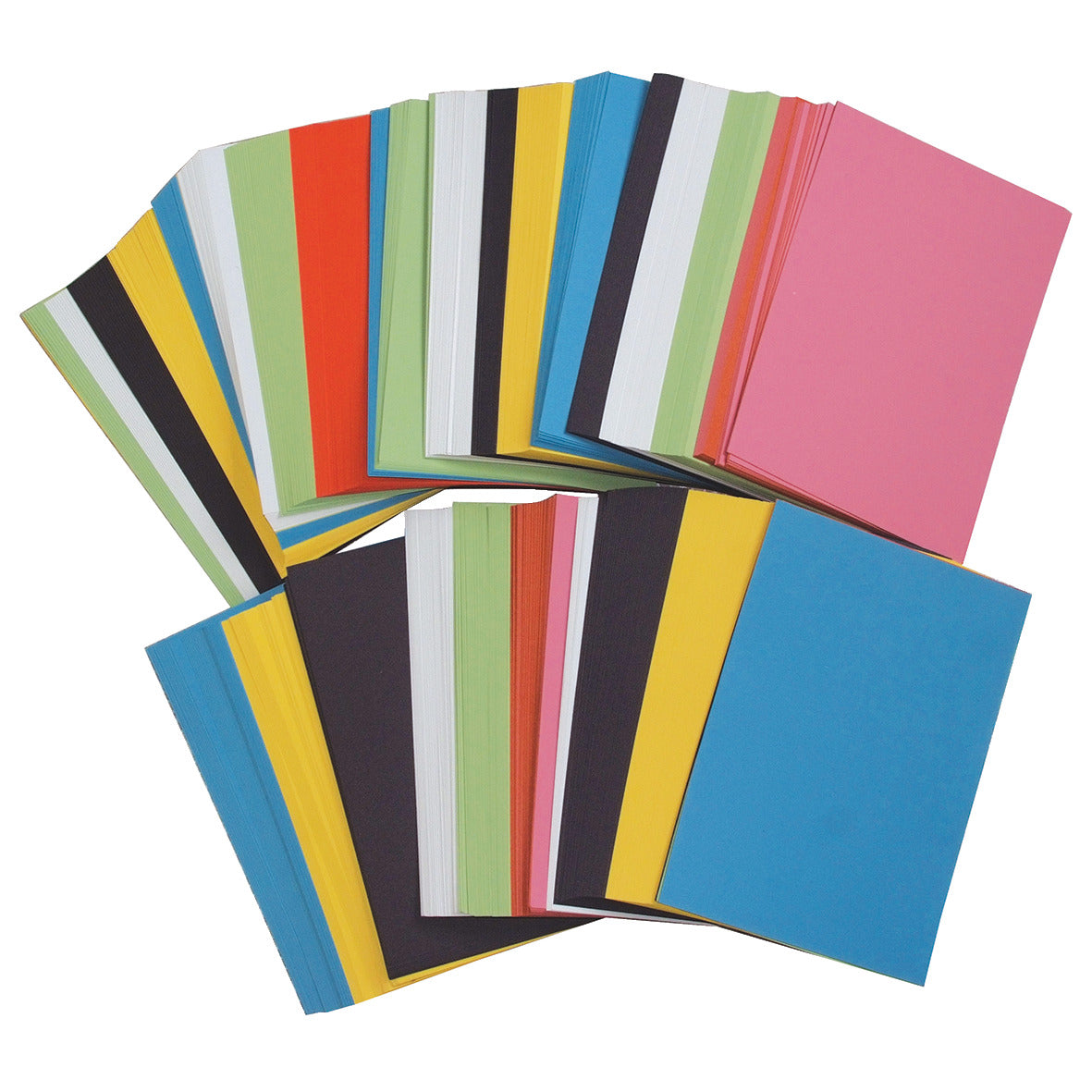 A4 Bumper Value Card Pack Asst.Cols