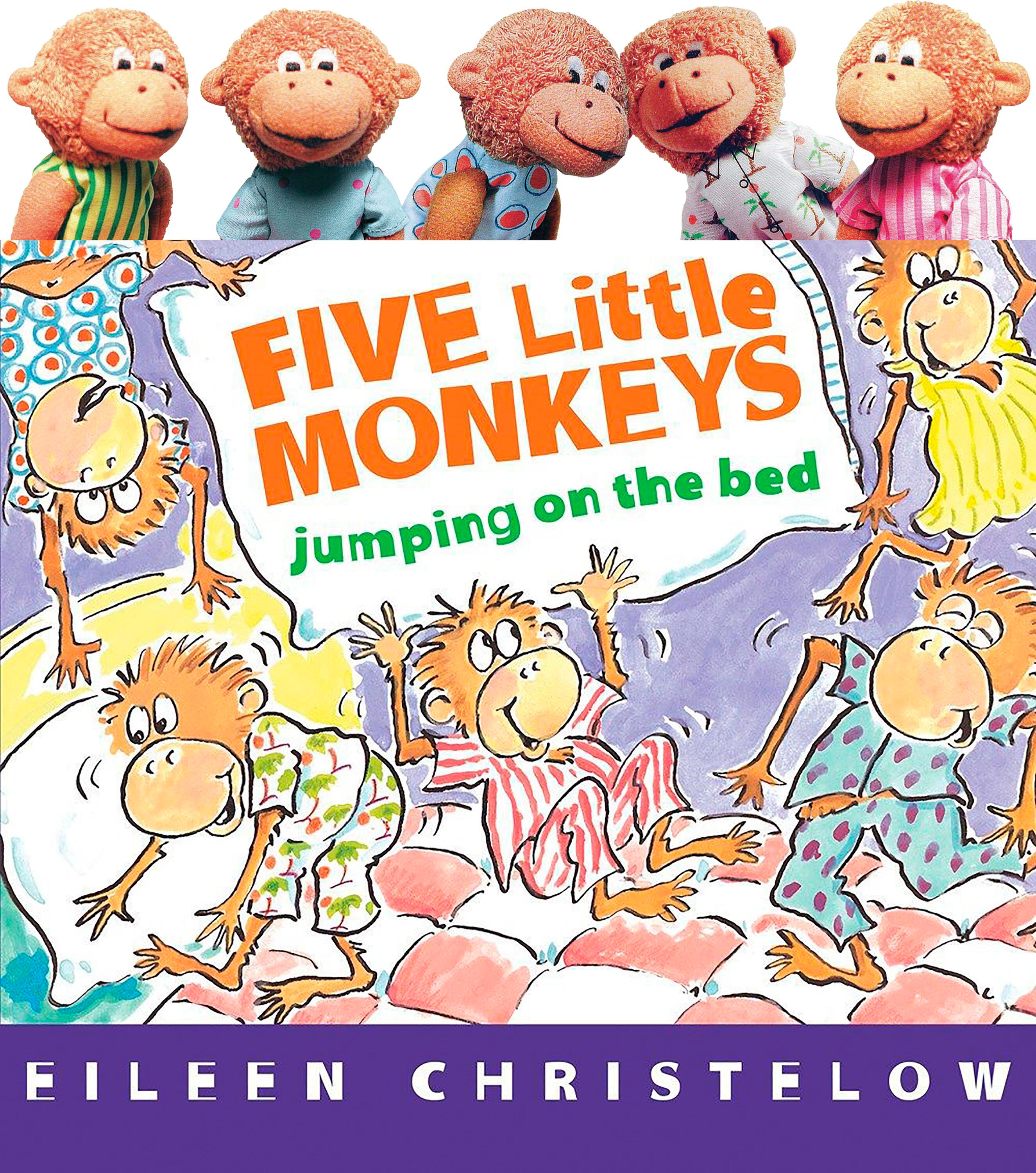 KIT FIVE LITTLE MONKEYS TRADITIONAL STORY