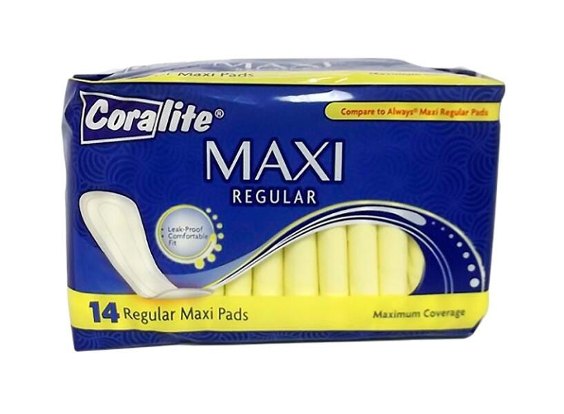 MAXI PADS 10CT LONG WITH WINGS