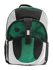 BACKPACK - JUNIOR HIGH STYLE - 18 X 13 X 6 INCHES - FOREST GREEN