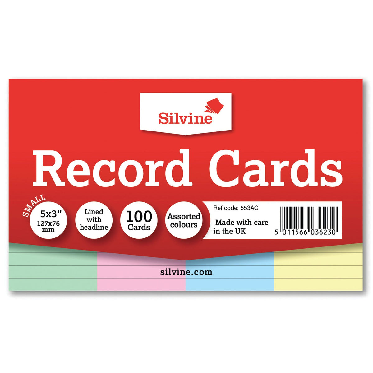 Revision Cards Asst.Cols Pk 1000