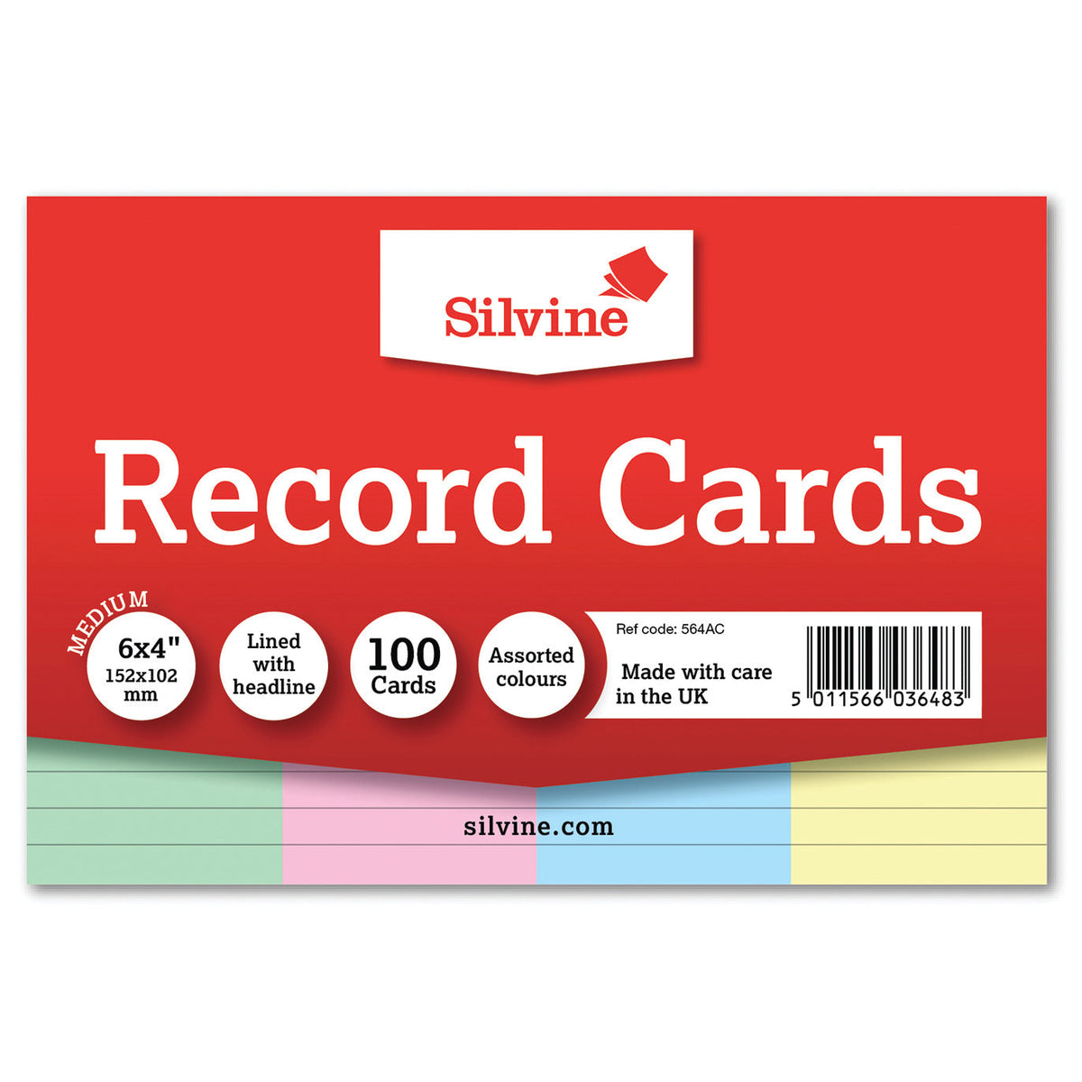Revision Cards Asst.Cols Pk 1000