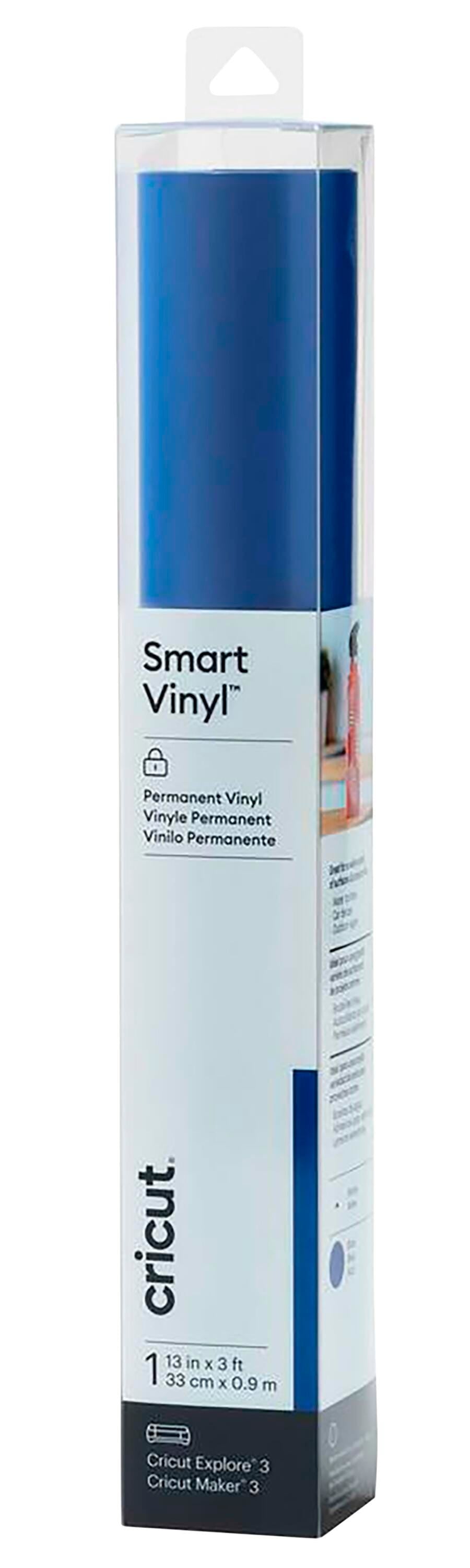 VINYL PERMANENT IRON ON CRICUT 3FT X 13IN BLUE