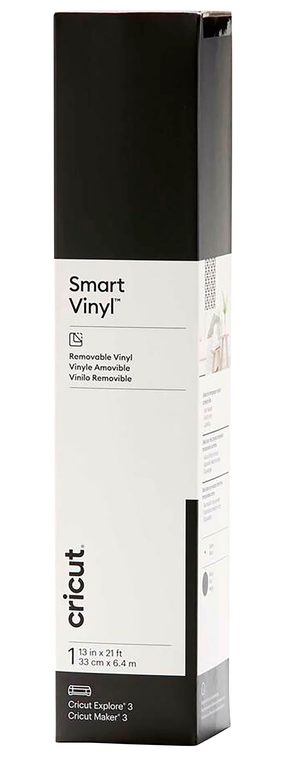 VINYL SMART REMOVABLE CRICUT 21FT X 13IN BLACK