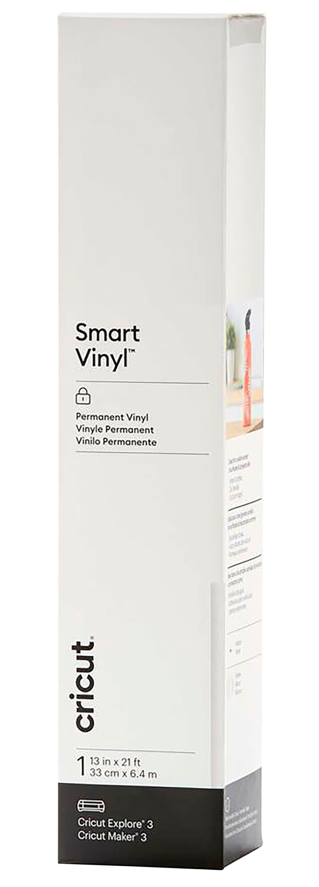 VINYL PERMANENT CRICUT 21FT X 13IN WHITE
