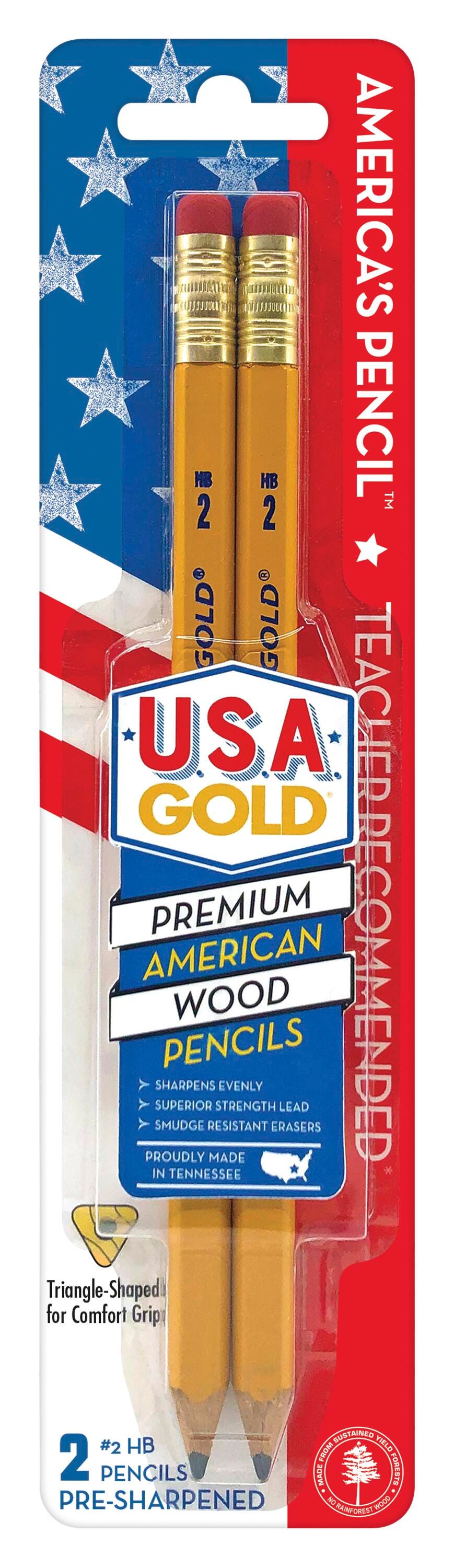 PENCIL USA GOLD NO 2 JUMBO PACK OF 2