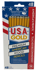 PENCIL USA GOLD NO 2 UNSHARPENED PACK OF 48