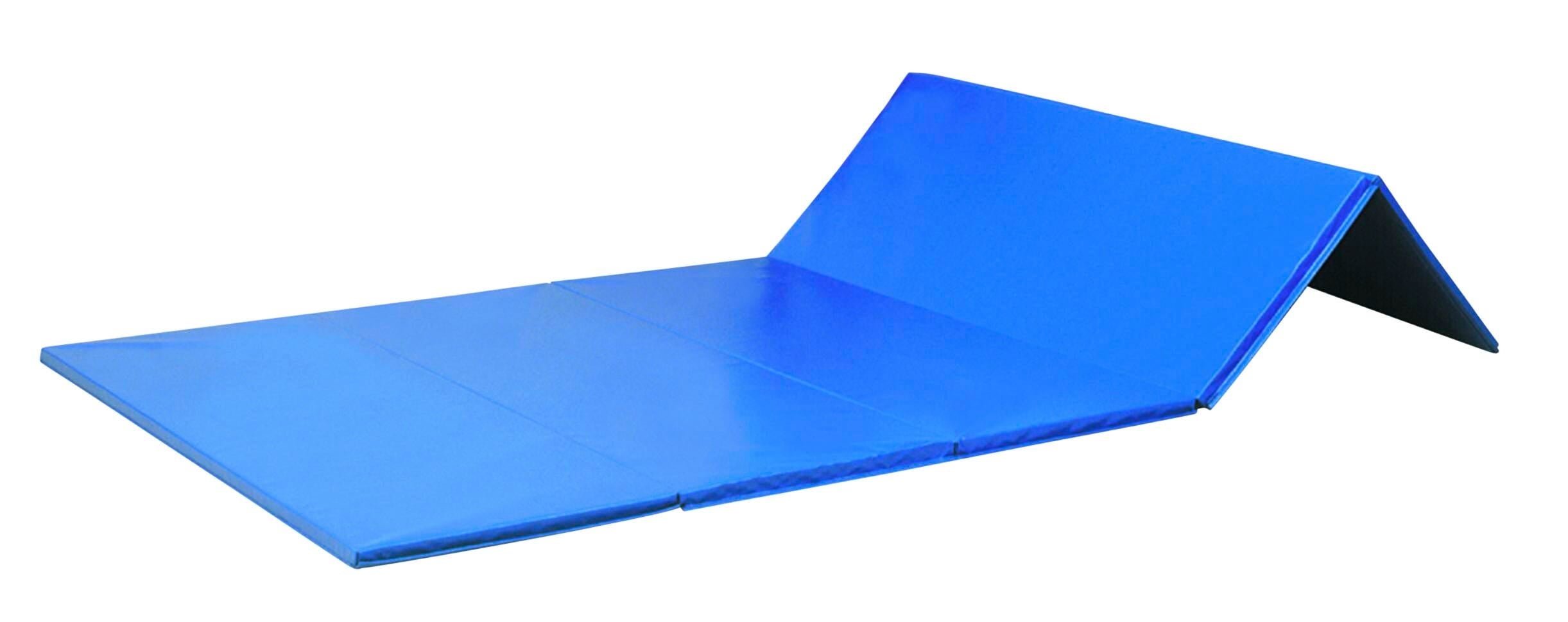 FH FOLDING MAT - 5 X 10 FEET - 1-3/8 INCH THICK - ROYAL BLUE