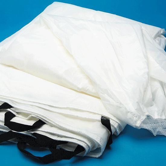 WHITE PARACHUTE 16 FT