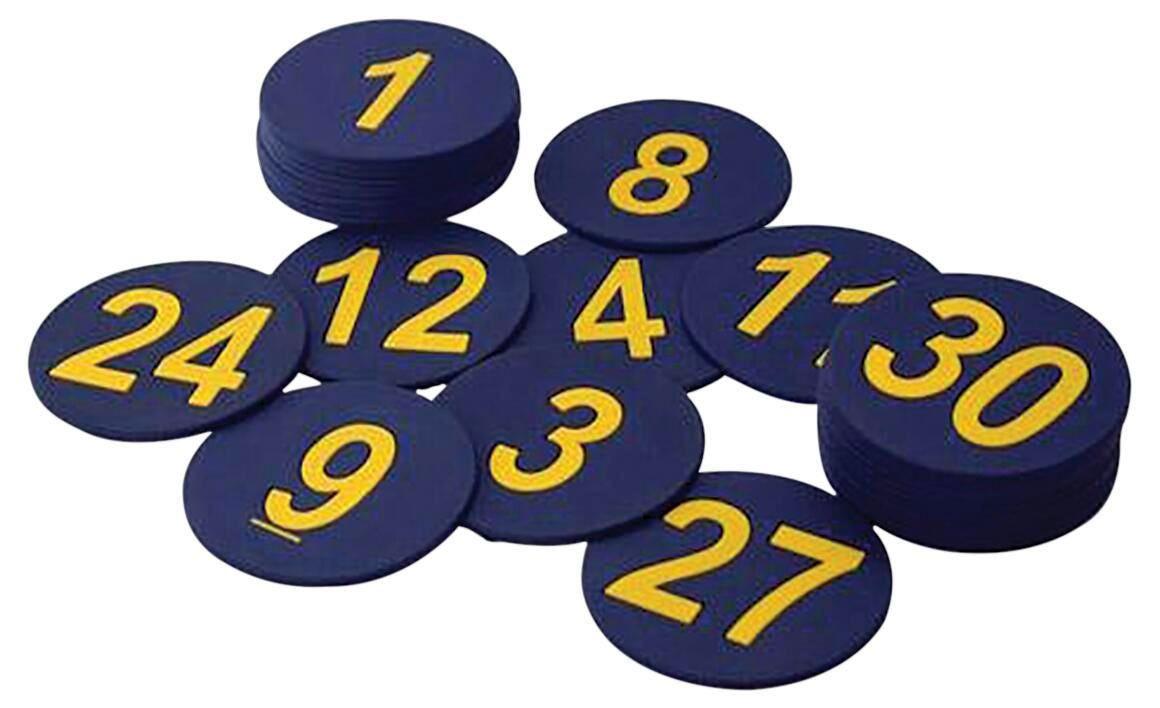 PA NUMBERED SPOTS S 1-30