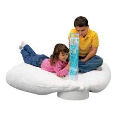 KIT - PORTABLE BUBBLE TUBE WITH CUSHION - BLUE