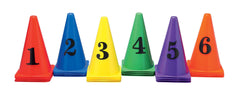 NUMBERED CONES 1-6 SET-36 - 9 CONES