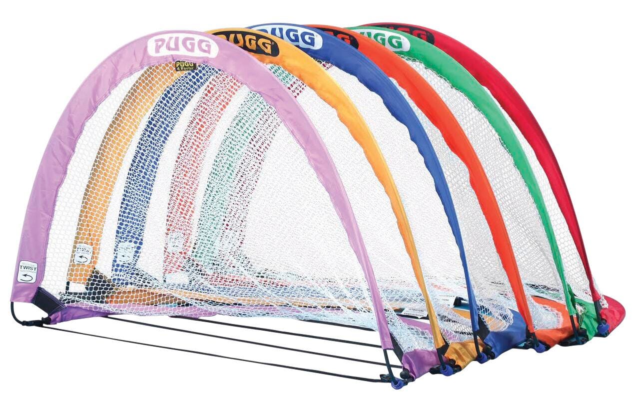 PUGG 4 FOOTER GOAL-6 COLOR PACK W-3 BAGS