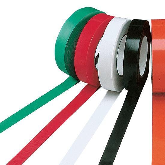 GYM FLOOR TAPE 1 IN X60 YDS   PUR