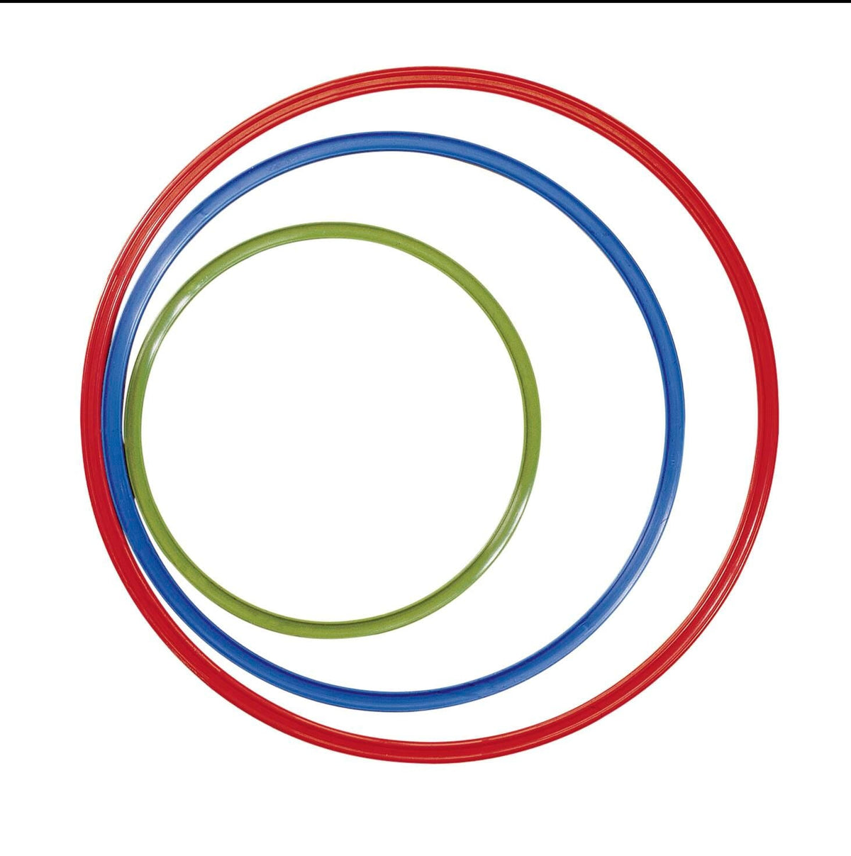 LRG FLAT HOOP SET OF 4