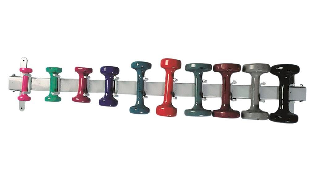1 LB VINYL COVERED DUMBBELL - EACH - PINK