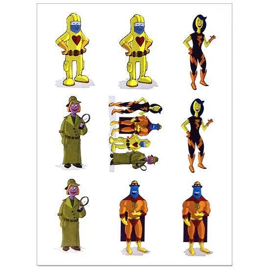 CATCH CHARACTER STICKER SET NS13 MM