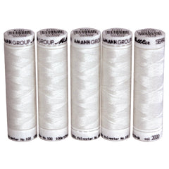 Polyester Thread White Pk 5
