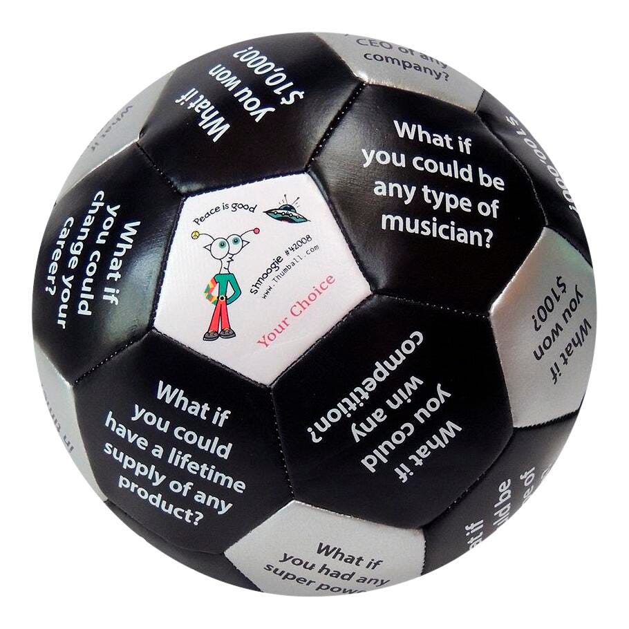 WHAT IF _? THUMBALL 6IN NS16 MM