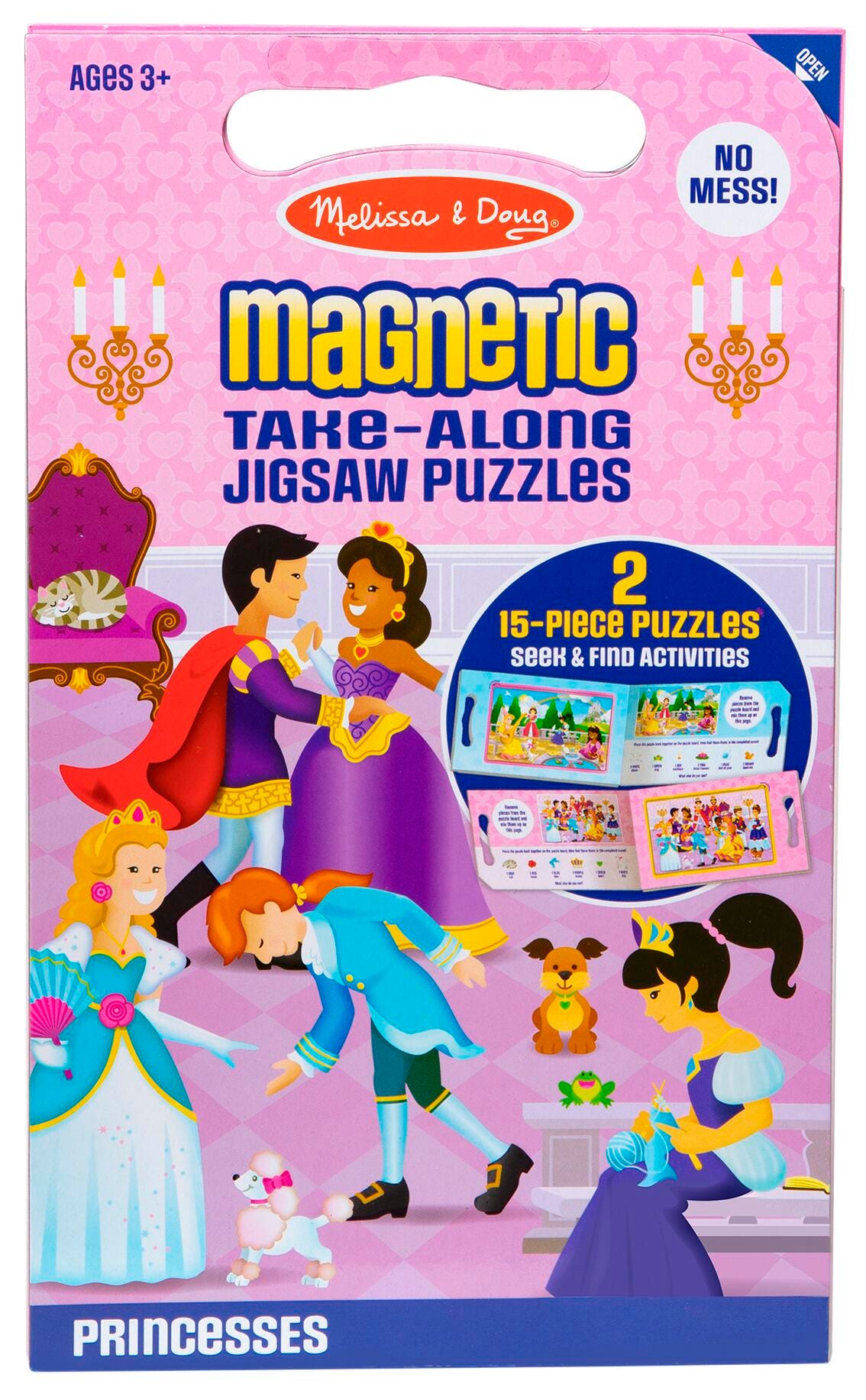 TAKE ALONG MAGNETIC JIGSAW PUZZLES - PRINCESSES