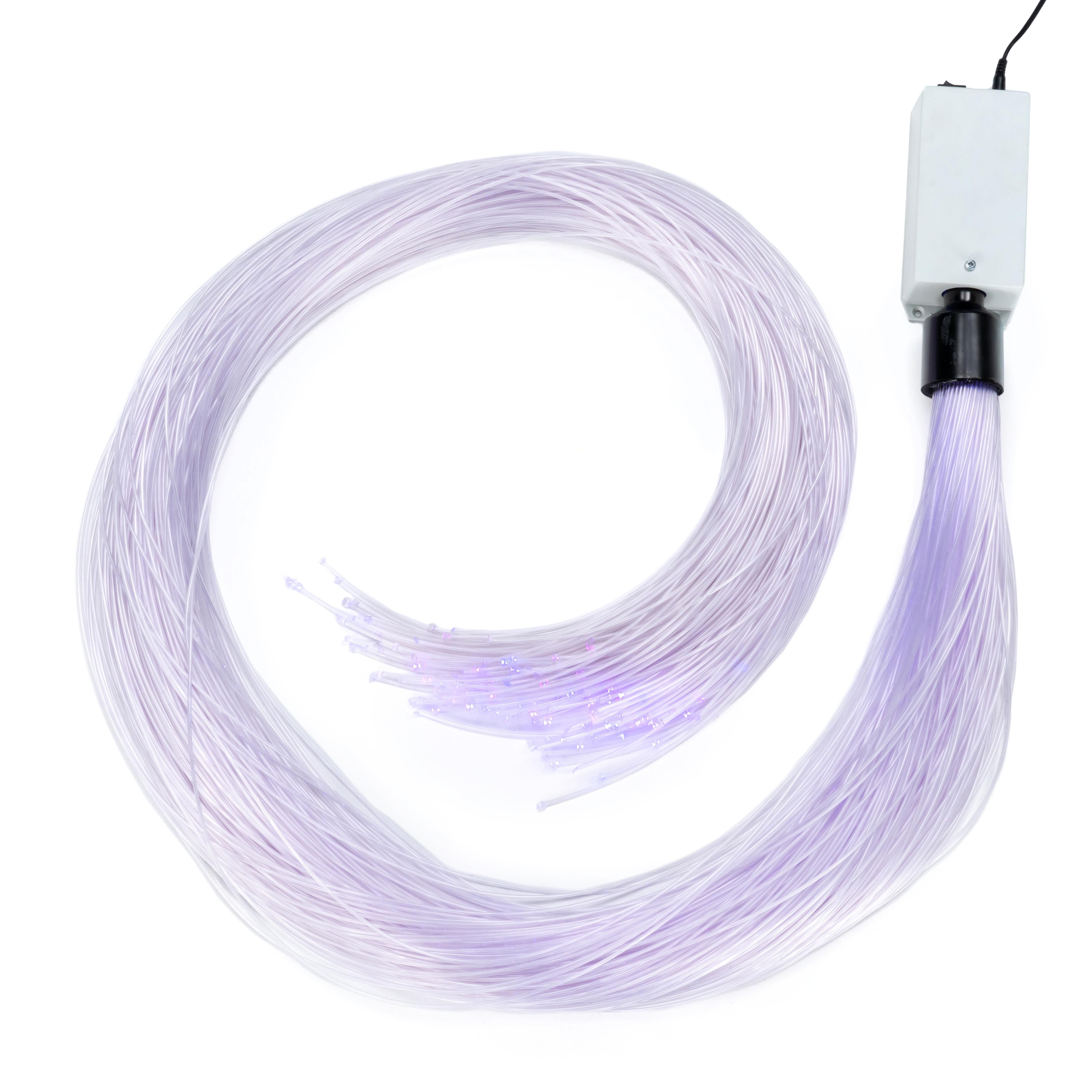 KIT - COLOURED LIGHT SPRAY 78 IN 200 STRANDS WITH INTERACTIVE LED LIGHT ENGINE
