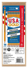PENCIL USA GOLD NO 2 PRESHARPENED PACK OF 36