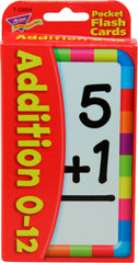 FLASH CARDS - 0-12 - ADDITION - 3.25 X 5.25 - 52 CARDS