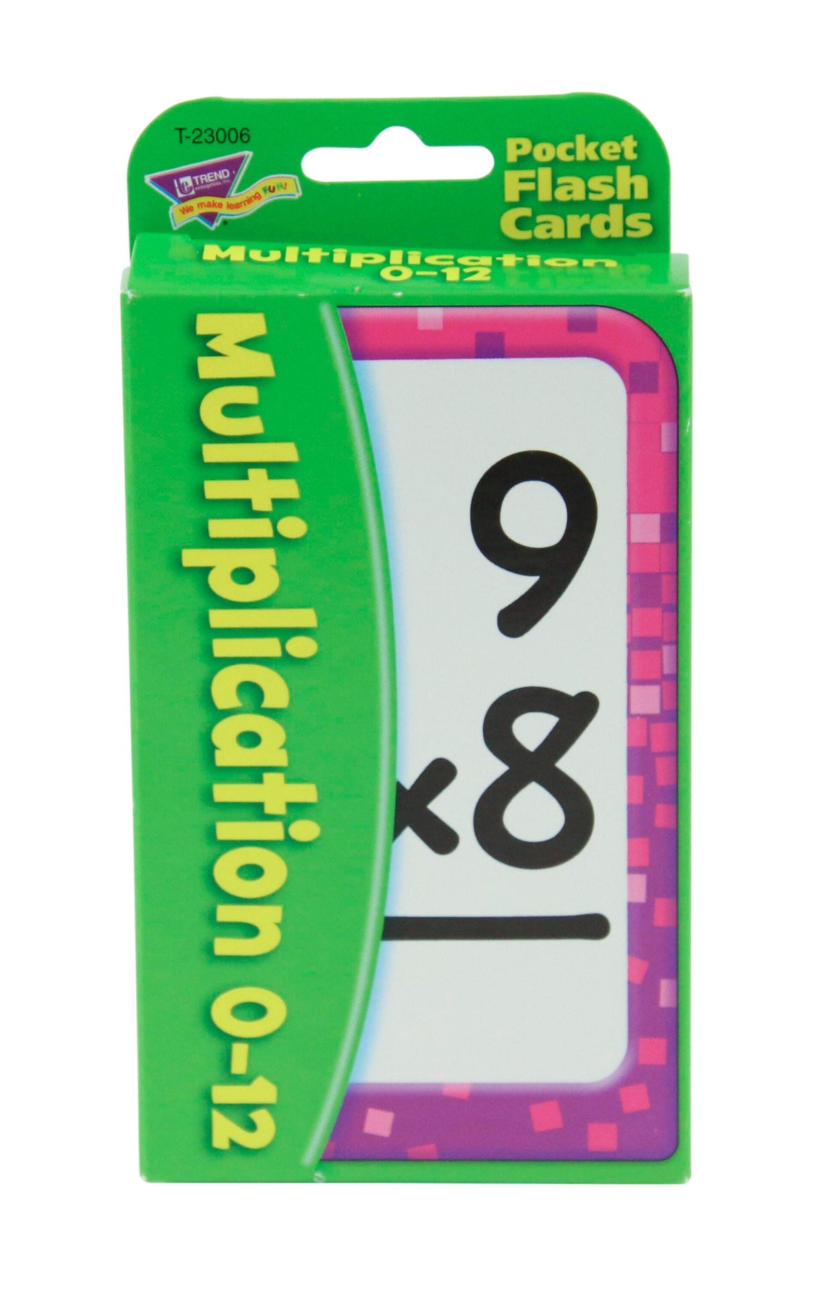 FLASH CARDS - 0-12 - MULTIPLICATION - 3.25 X 5.25 INCHES - 52 CARDS