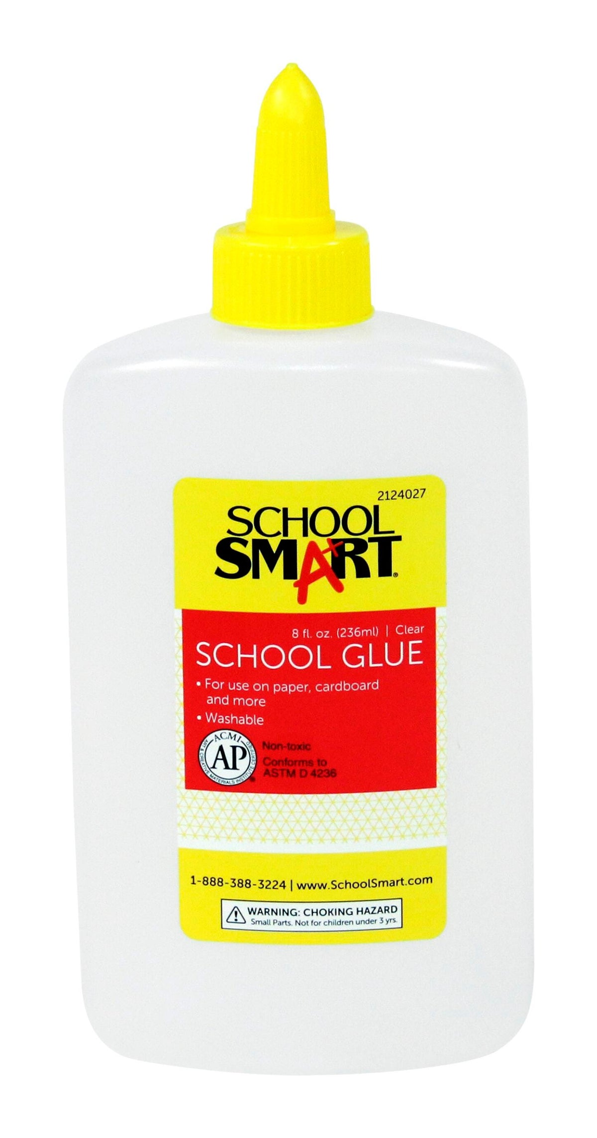 GLUE SCHOOL SMART WASHABLE CLEAR 8 OZ EACH