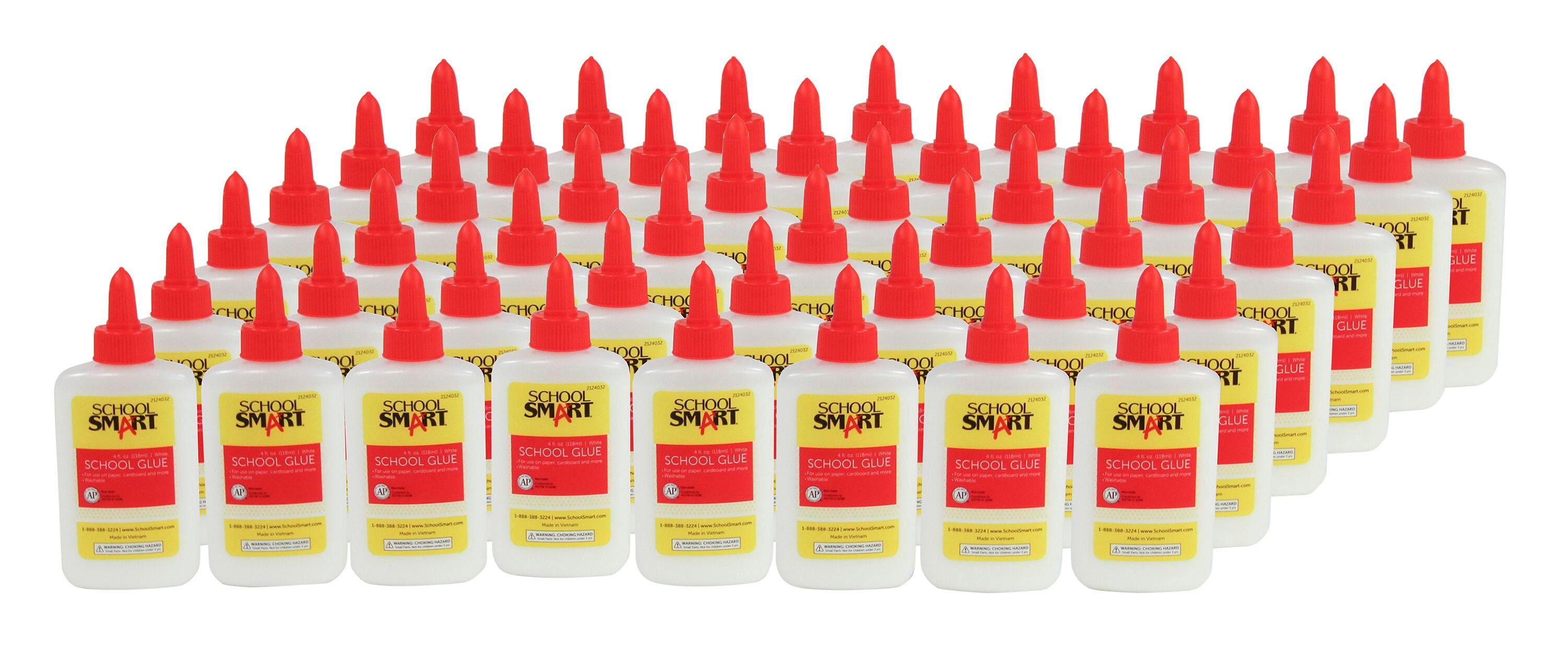 GLUE SCHOOL SMART WASHABLE 4 OZ PACK OF 48