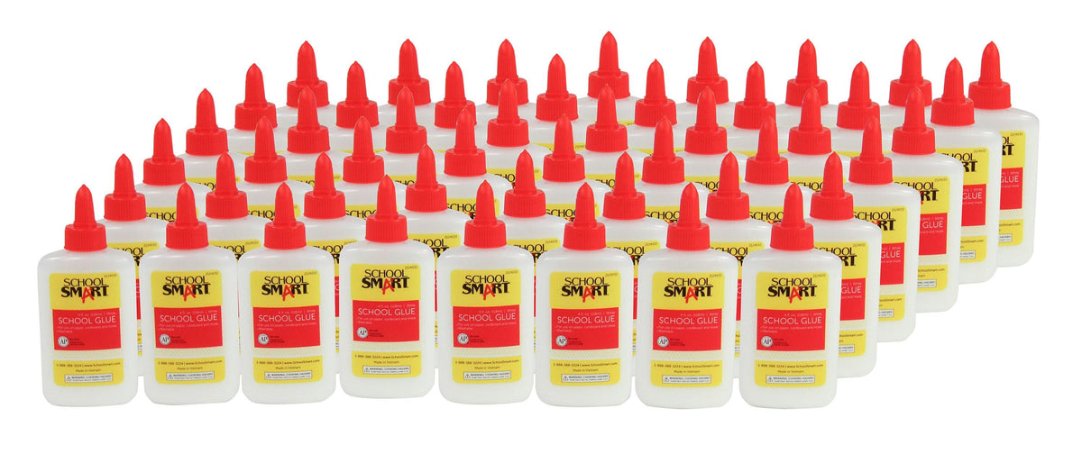 GLUE SCHOOL SMART WASHABLE 4 OZ PACK OF 48