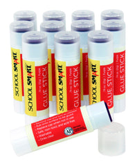 GLUE SCHOOL SMART STICK .74OZ PURPLE PACK OF 12