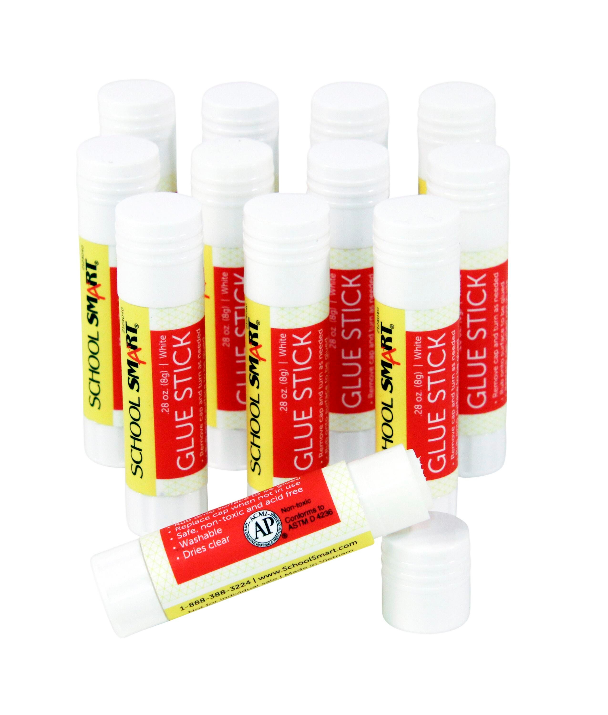 GLUE SCHOOL SMART STICK .28OZ WHITE PACK OF 12