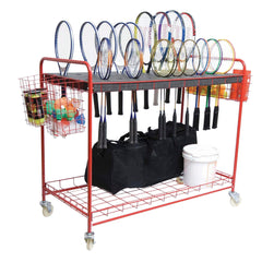 WIRE RACQUET STORAGE CART